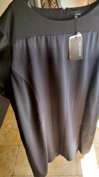 Vestido negro talla grande XXXL