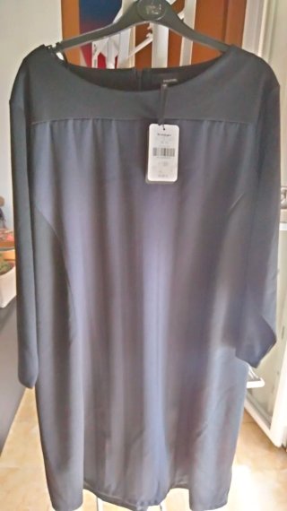 Vestido negro talla grande XXXL