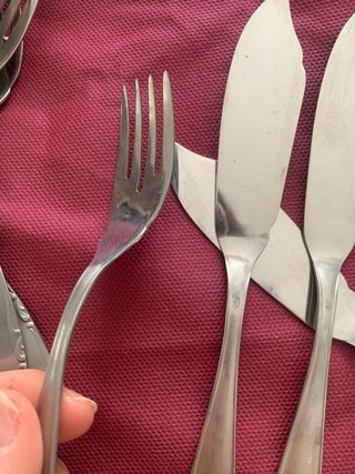 Servizio 24 posate pesce acciaio inox