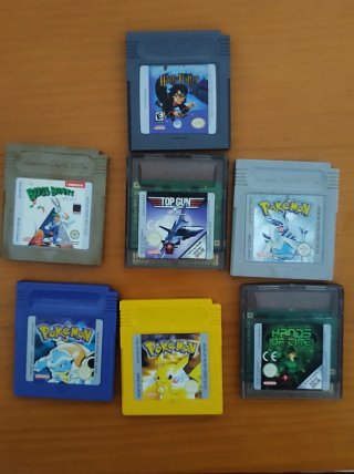 Consola Game Boy Color Morada + 7  Juegos
