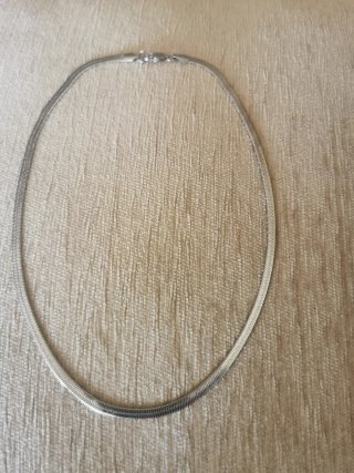 Collar de plata laminada