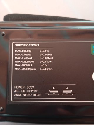 Báscula de precisión Tanita 200g