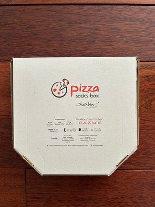 Calcetines con estampado de pizza