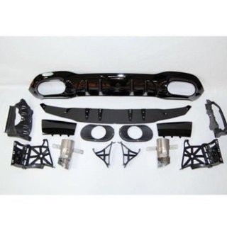 Difusor Trasero Mercedes V177 AMG Look A35 4 Puert