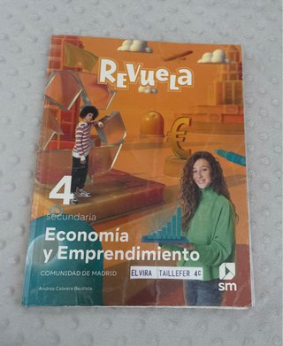 Economía y emprendimiento. 4 Secundaria. Revuel...