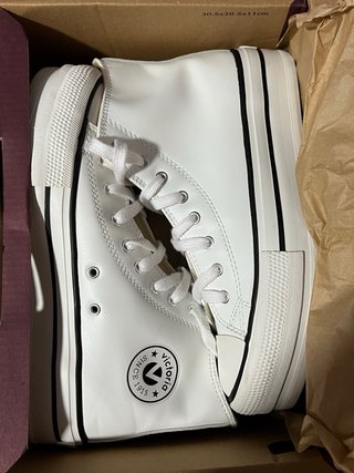 Zapatillas Victoria Blancas Plataforma