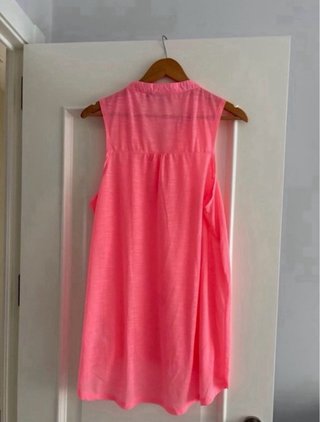Camiseta rosa sin mangas Primark mujer