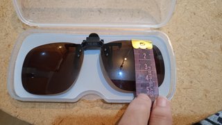 Gafas de sol clip-on polarizadas nuevas