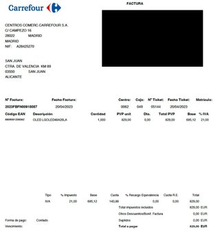TV LG OLED 48" Negra