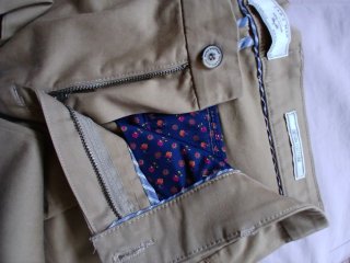Pantalón de vestir beige hombre
