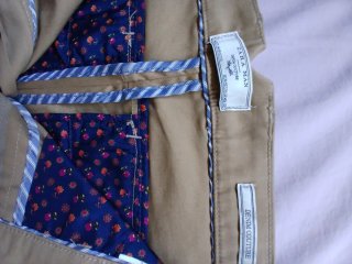 Pantalón de vestir beige hombre