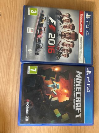 Pack Juegos PS4 F1 2016 y Minecraft