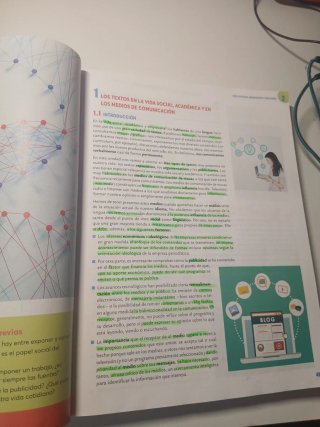 Lengua castellana y literatura, 1 bachillerato