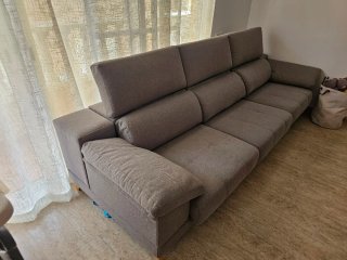 Sofá modular gris 2,90m