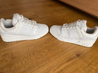 Sneakers Louis Vuitton Trainer Bianche Tg 42