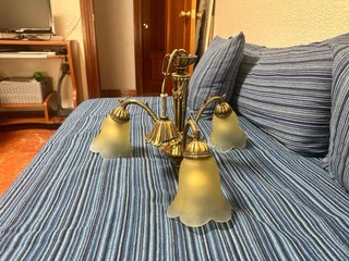 Lámpara de techo vintage 3 brazos
