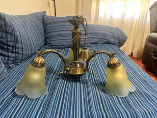 Lámpara de techo vintage 3 brazos