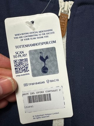 Chaqueta Tottenham Hotspur Talla XXL