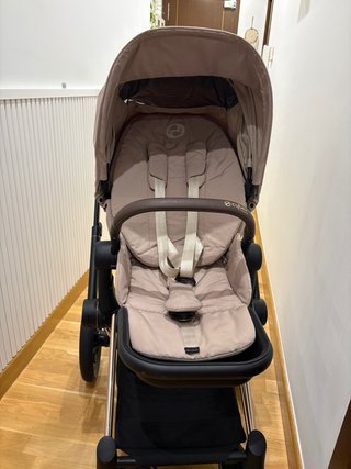 Cochecito Bebé Cybex Priam Beige 2 piezas.