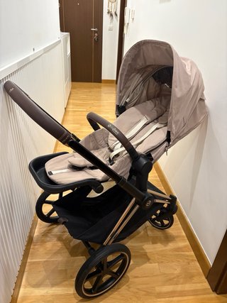 Cochecito Bebé Cybex Priam Beige 2 piezas.