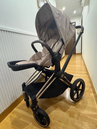 Cochecito Bebé Cybex Priam Beige 2 piezas.