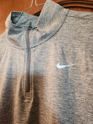 Maglia tecnica Nike running grigia