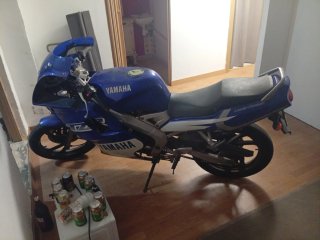 Yamaha TZR Sportbike Azul/Blanco