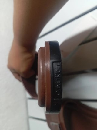 Calvin Klein sandalias Mujer Marrón Hebilla