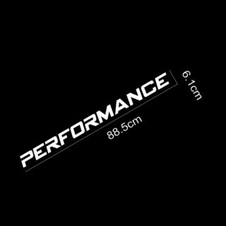 Pegatina PERFORMANCE 88.5cm x 6.1cm Vinilo Tuning