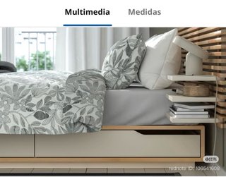 Estructura Cama IKEA MANDAL 160x200