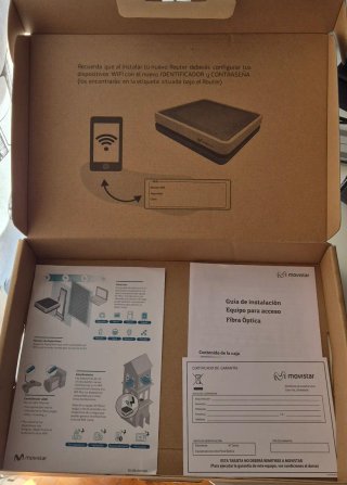 Router Fibra Movistar Smart WiFi + cables original
