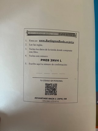 Advantage Student's book. Bachillerato 1
