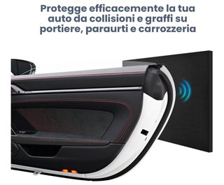 2 Rotoli Paracolpi Garage Auto 200 x 20 x 0,4 cm