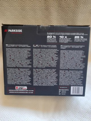 Atornillador Taladradora Recargable Parkside 12V
