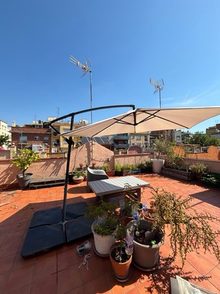Sombrilla de terraza beige von base incluida
