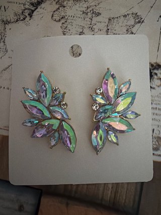 Pendientes Joya Multicolores y Dorados