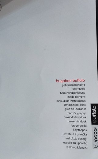 Bugaboo Buffalo Silla de Paseo y capazo Azul