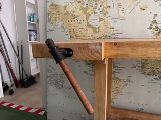 Mesa de carpintería ajustable de madera