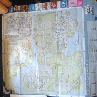 GTA San Andreas + Manual + Poster PS2