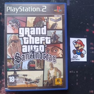 GTA San Andreas + Manual + Poster PS2