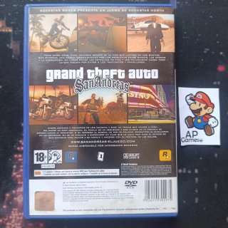 GTA San Andreas + Manual + Poster PS2