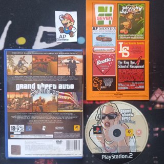 GTA San Andreas + Manual + Poster PS2