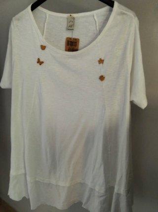 Lote de blusa blanca sin estrenar talla 50/52