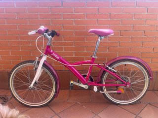 Bicicleta infantil rosa