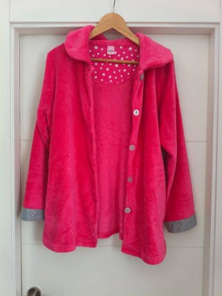Bata Rosa Mujer Talla L