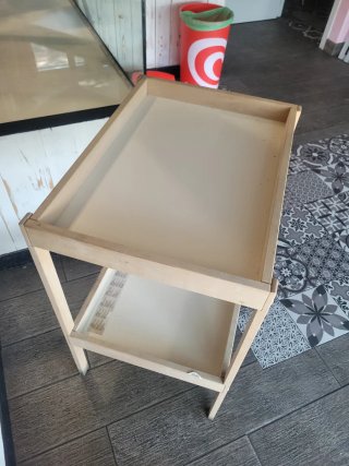 Cambiador bebé madera