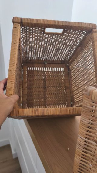 Cestas de mimbre Labbsal para Kallax (2 unidades)