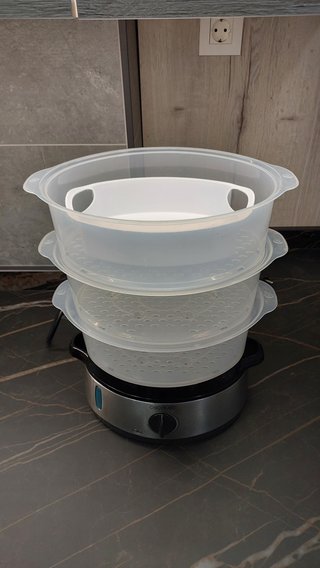 Vaporera Eléctrica Cecotec Vapovita 3000 Inox