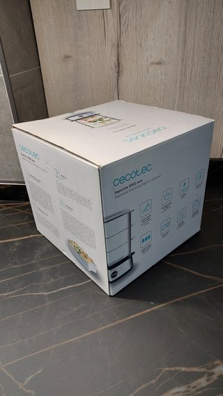 Vaporera Eléctrica Cecotec Vapovita 3000 Inox