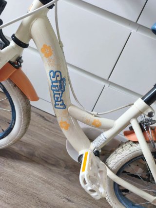 Bicicleta infantil Disney Stitch  14 pulgadas